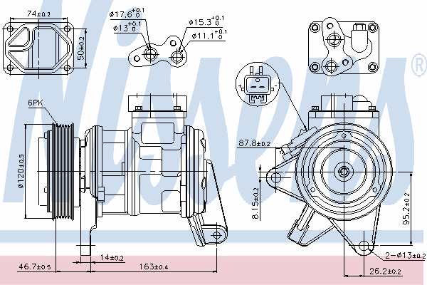 Compressor, ar condicionado 89087