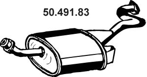 Глушитель выхлопных газов конечный 50.491.83