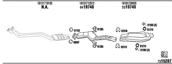 Exhaust System BW53004