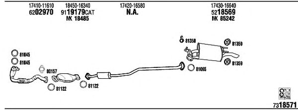 Exhaust System TO51108