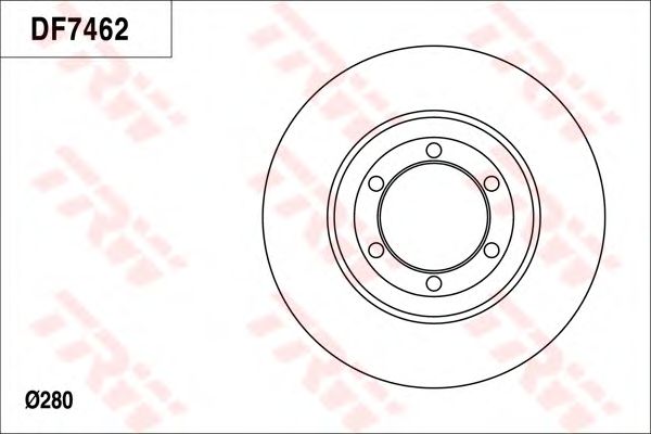 Тормозной диск DF7462
