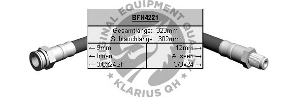 Ελαστικός σωλήνας φρένων BFH4221