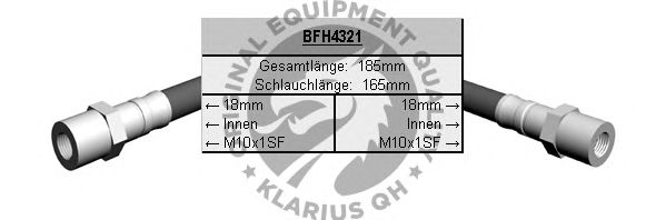 Тормозной шланг BFH4321