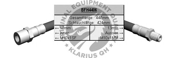 Ελαστικός σωλήνας φρένων BFH4406