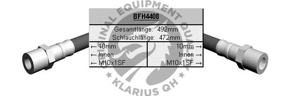 Ελαστικός σωλήνας φρένων BFH4408