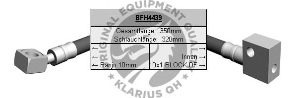 Тормозной шланг BFH4439