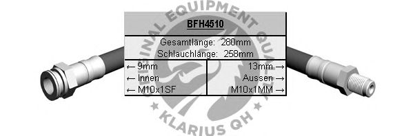 Тормозной шланг BFH4510