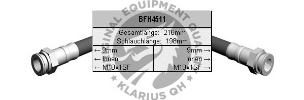 Тормозной шланг BFH4511