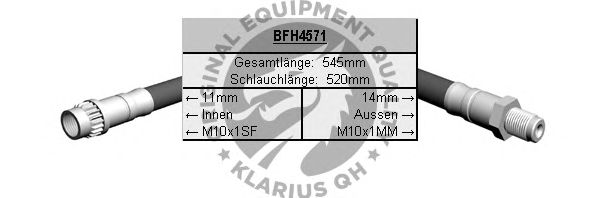 Тормозной шланг BFH4571