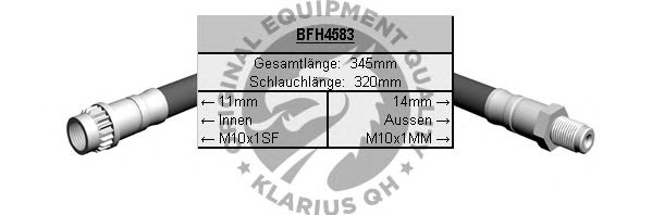 Тормозной шланг BFH4583