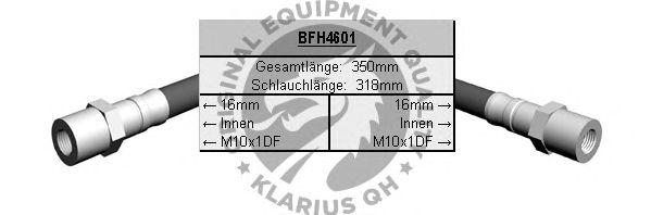 Ελαστικός σωλήνας φρένων BFH4601