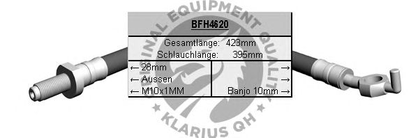 Ελαστικός σωλήνας φρένων BFH4620