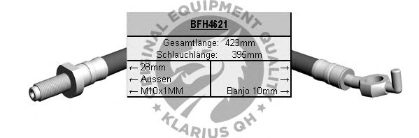 Ελαστικός σωλήνας φρένων BFH4621