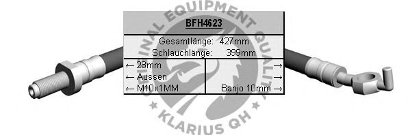 Ελαστικός σωλήνας φρένων BFH4623