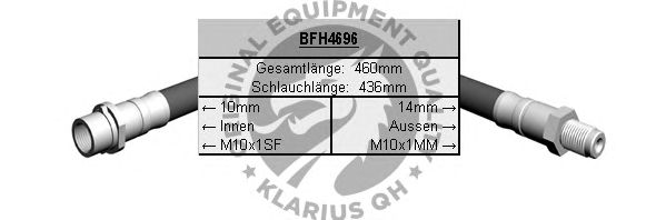 Ελαστικός σωλήνας φρένων BFH4696