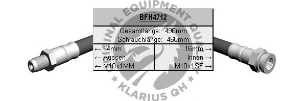 Тормозной шланг BFH4712