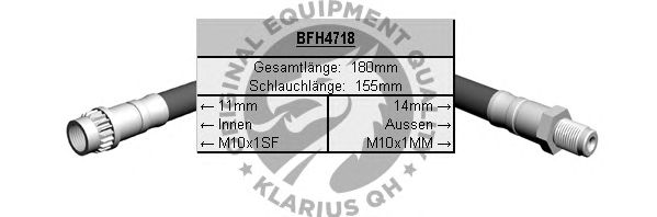 Ελαστικός σωλήνας φρένων BFH4718
