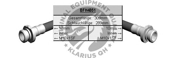 Ελαστικός σωλήνας φρένων BFH4851