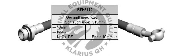 Тормозной шланг BFH5172