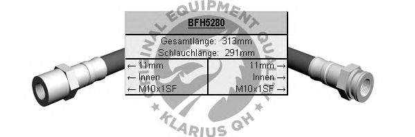 Ελαστικός σωλήνας φρένων BFH5280
