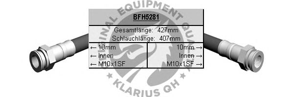 Ελαστικός σωλήνας φρένων BFH5281