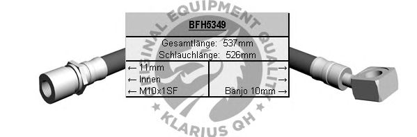 Тормозной шланг BFH5349