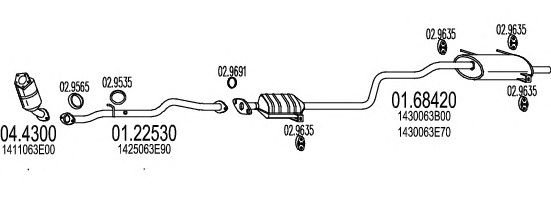 Exhaust System C350051004905