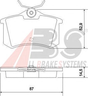Brake Pad Set, disc brake 36994