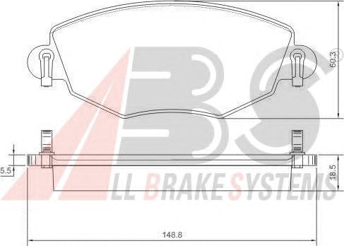 Brake Pad Set, disc brake 37215