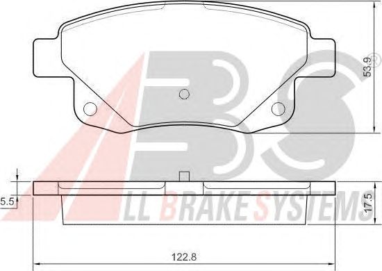 Brake Pad Set, disc brake 37560 OE