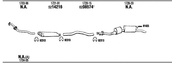 Exhaust System PE50534