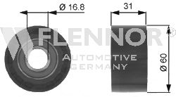 Deflection/Guide Pulley, v-ribbed belt FU25939