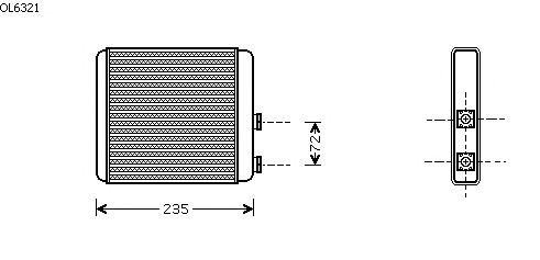 Radiador de calefacción OL6321