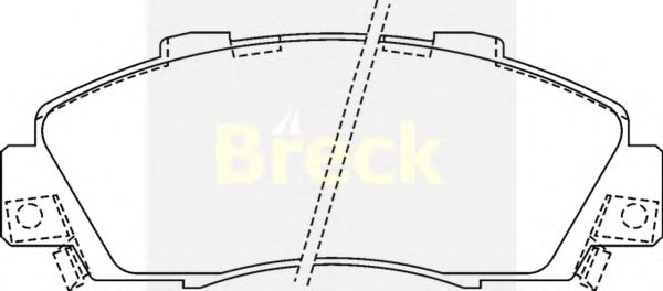 Brake Pad Set, disc brake 21651 00 C