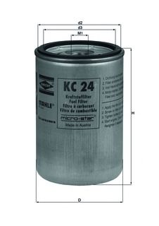 drivstoffilter KC 24