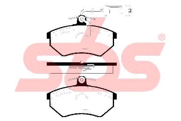 Brake Pad Set, disc brake 1501224741