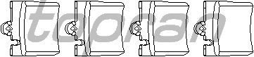 Комплект тормозных колодок, дисковый тормоз 401 426