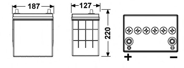 Startbatteri; Startbatteri SB357