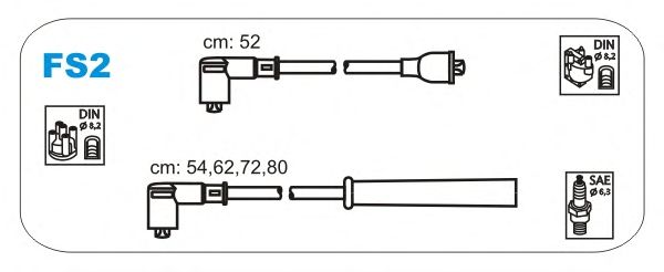 Комплект проводов зажигания FS2