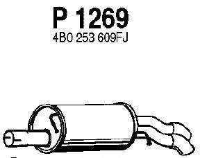 Глушитель выхлопных газов конечный P1269