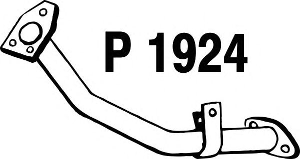 Tubo gas scarico P1924