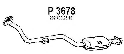 Eksosrør P3678