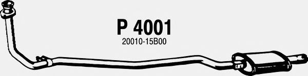 Silenciador posterior P4001