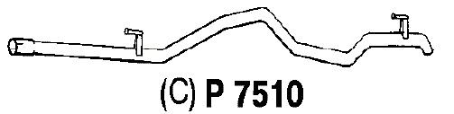 Eksosrør P7510
