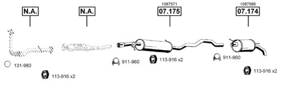 Exhaust System FO073115