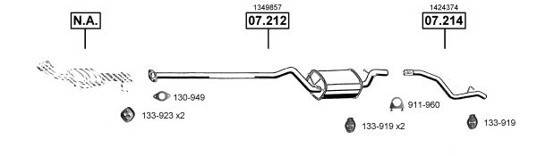 Exhaust System FO072720