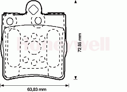Комплект тормозных колодок, дисковый тормоз 573093S
