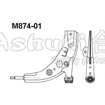 Braço oscilante, suspensão da roda M874-01