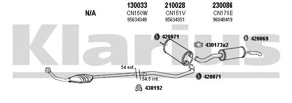 Exhaust System 180136E
