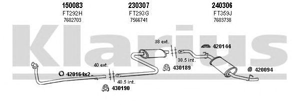 Exhaust System 330190E